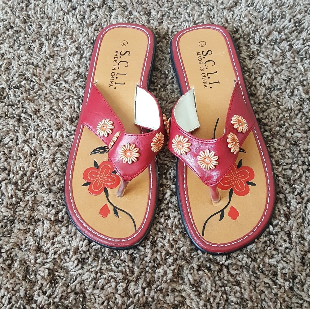 Floral Sandals